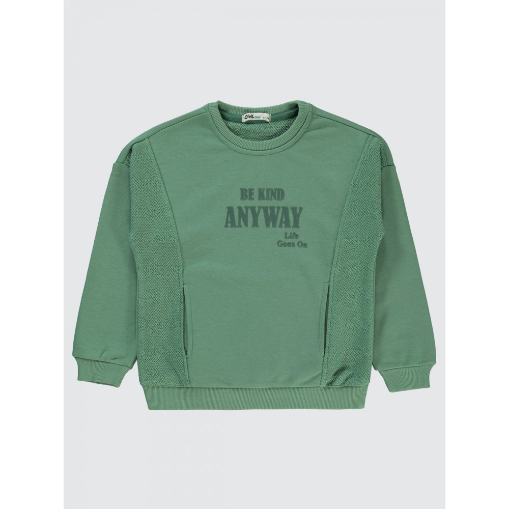 Green Boys-Sweatshirt Green Boys-Sweatshirt