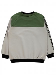 Dark Beige Boys-Sweatshirt