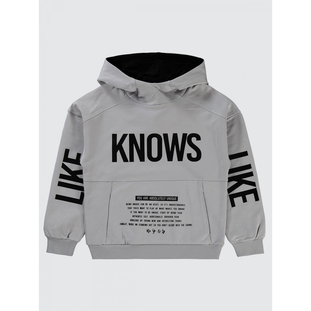Gray Boys-Sweatshirt Gray Boys-Sweatshirt