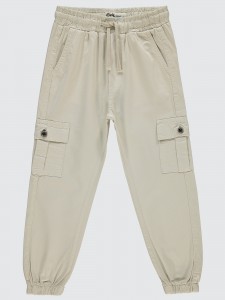 Beige Boys-Trouser