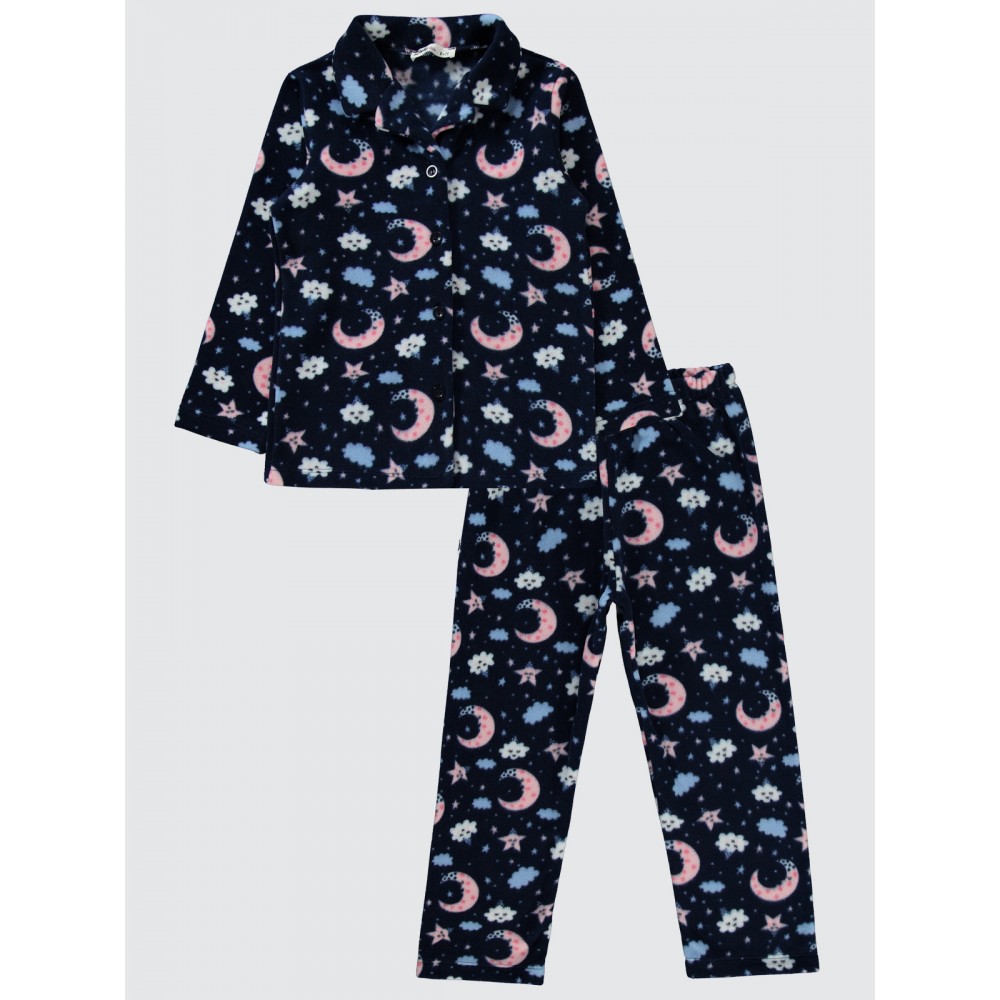 Navy Girls-Pajama Set Navy Girls-Pajama Set