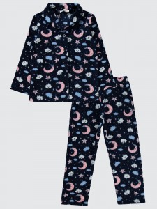 Navy Girls-Pajama Set
