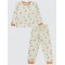 Light Salmon Girls-Pajama Set