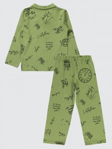 Light Khaki Boys-Pajama Set