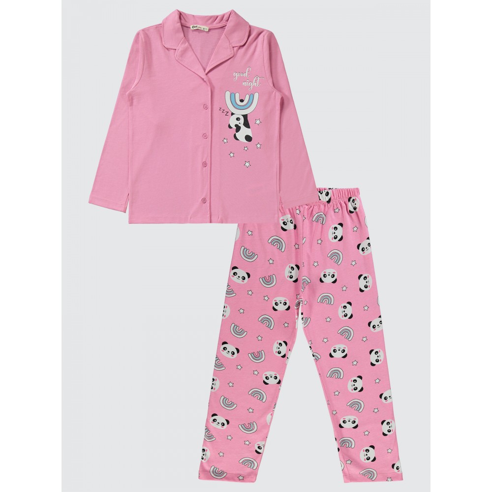 Fondant Pink Girls-Pajama Set Fondant Pink Girls-Pajama Set