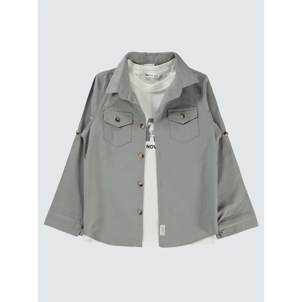 Gray Boys-Shirt Gray Boys-Shirt