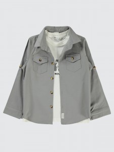 Gray Boys-Shirt