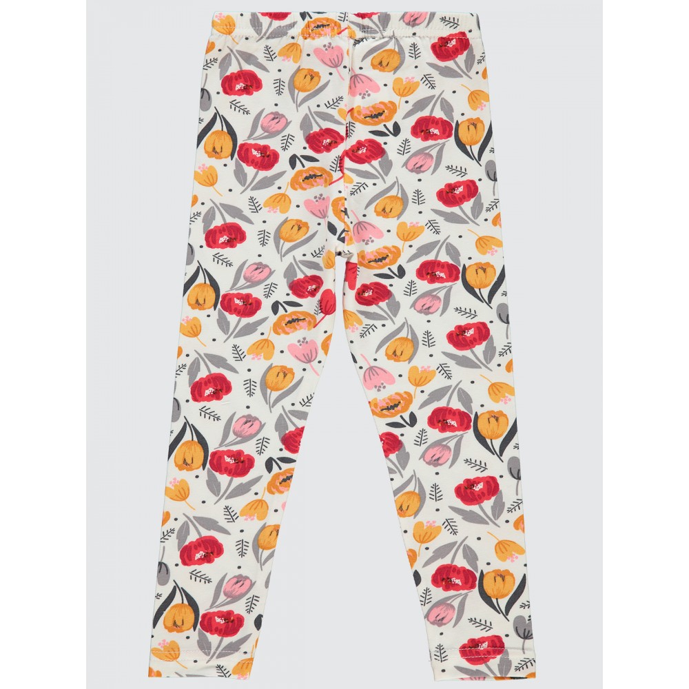 Ecru Girls-Leggings Ecru Girls-Leggings