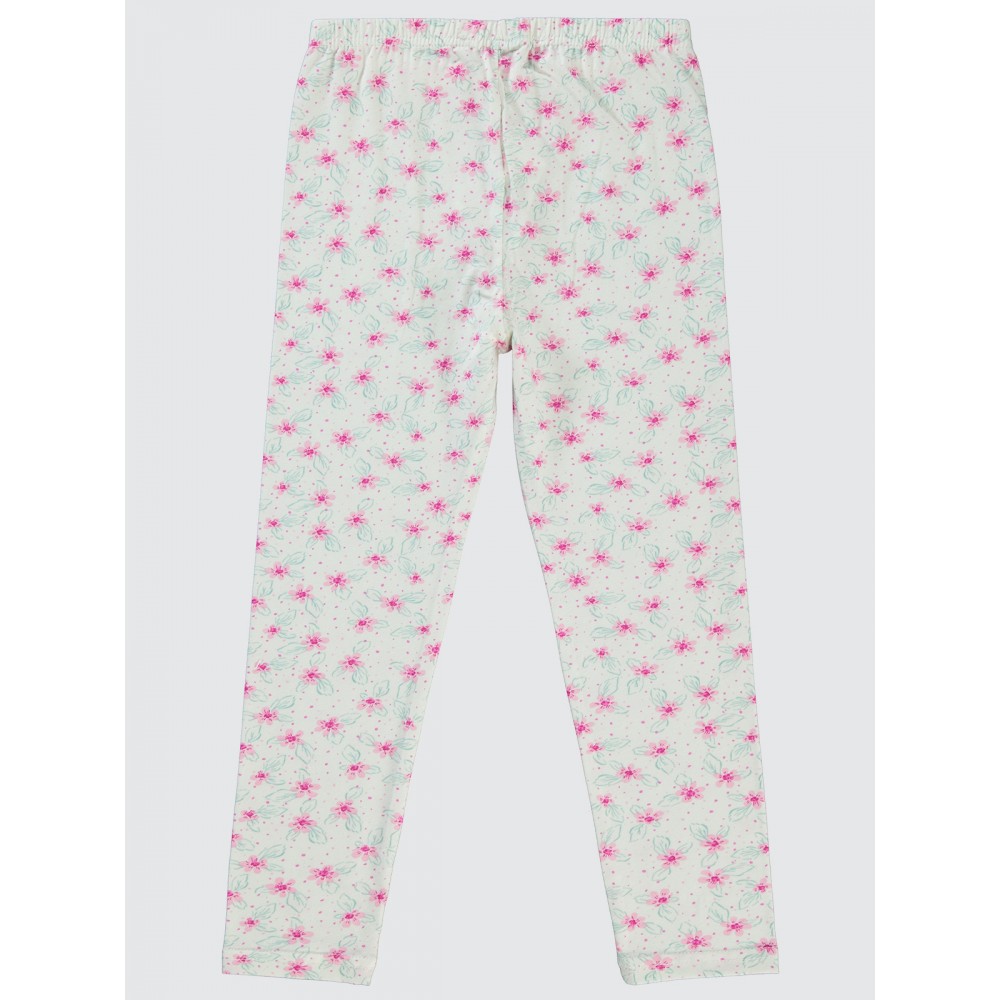 Ecru Girls-Leggings Ecru Girls-Leggings
