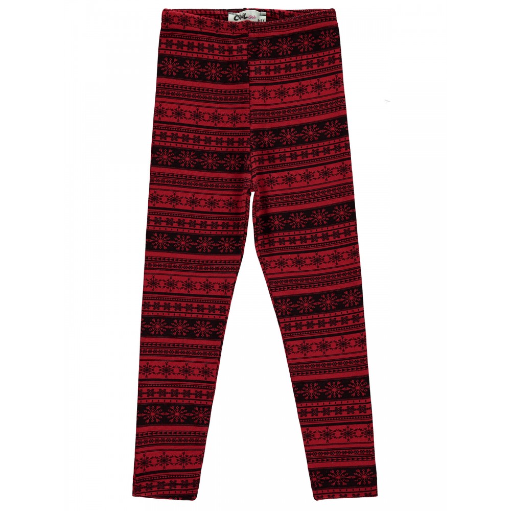 Red Girls-Leggings Red Girls-Leggings
