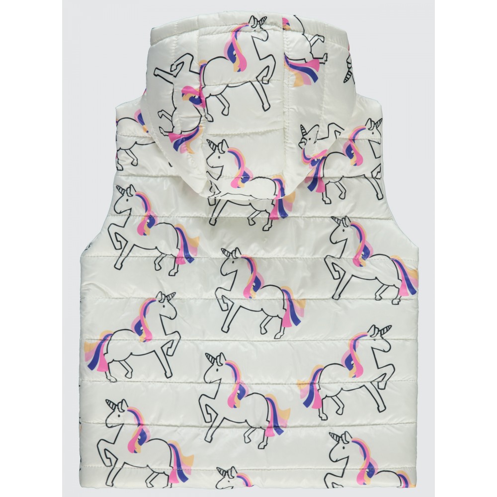 Ecru Girls-Vest Ecru Girls-Vest