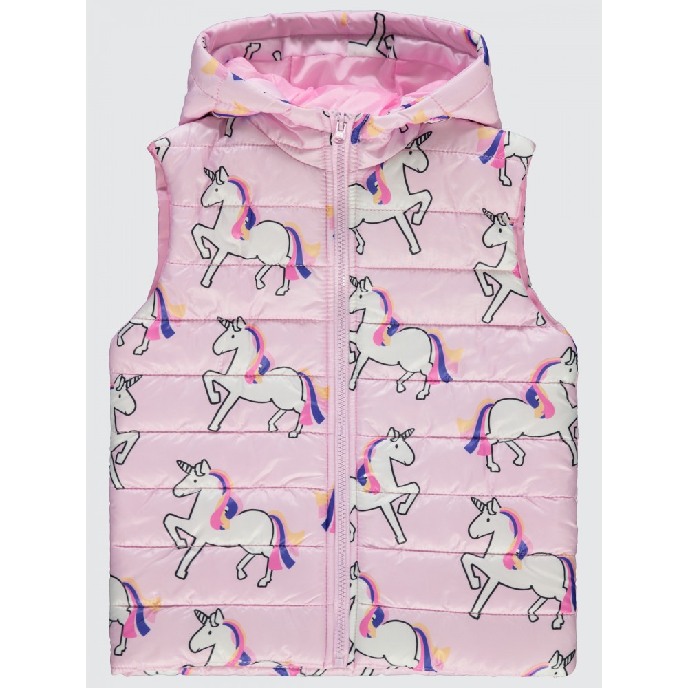 Rose Pink Girls-Vest Rose Pink Girls-Vest