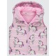Rose Pink Girls-Vest Rose Pink Girls-Vest