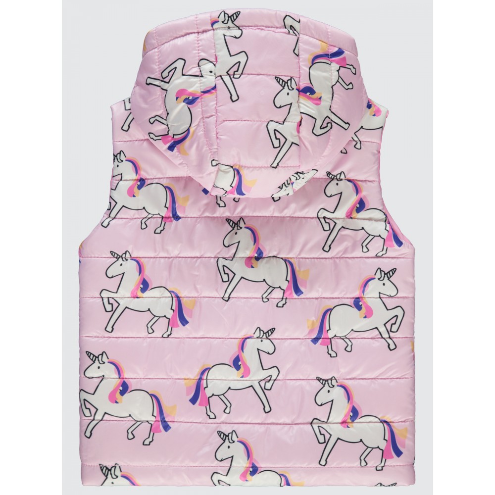 Rose Pink Girls-Vest Rose Pink Girls-Vest