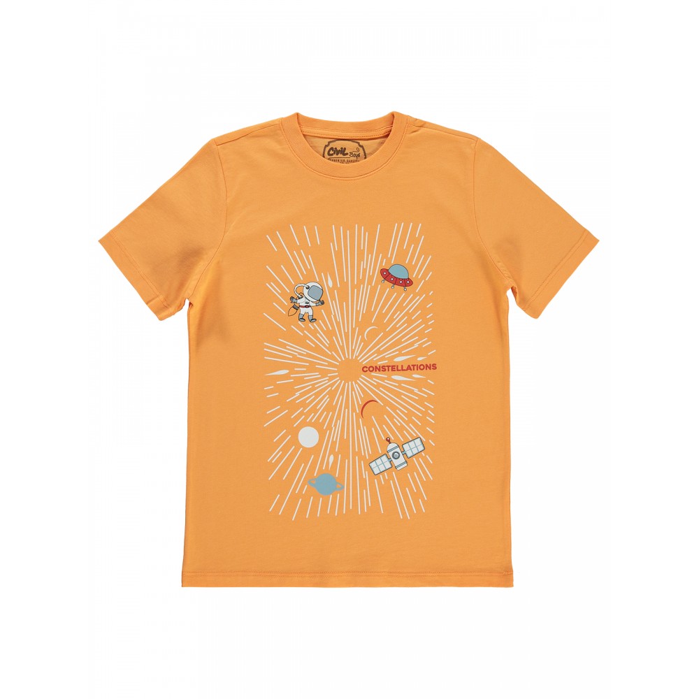 Orange Boys-T-Shirt Orange Boys-T-Shirt