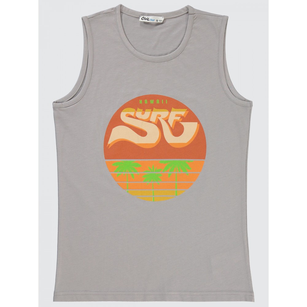 Gray Boys-T-Shirt Gray Boys-T-Shirt