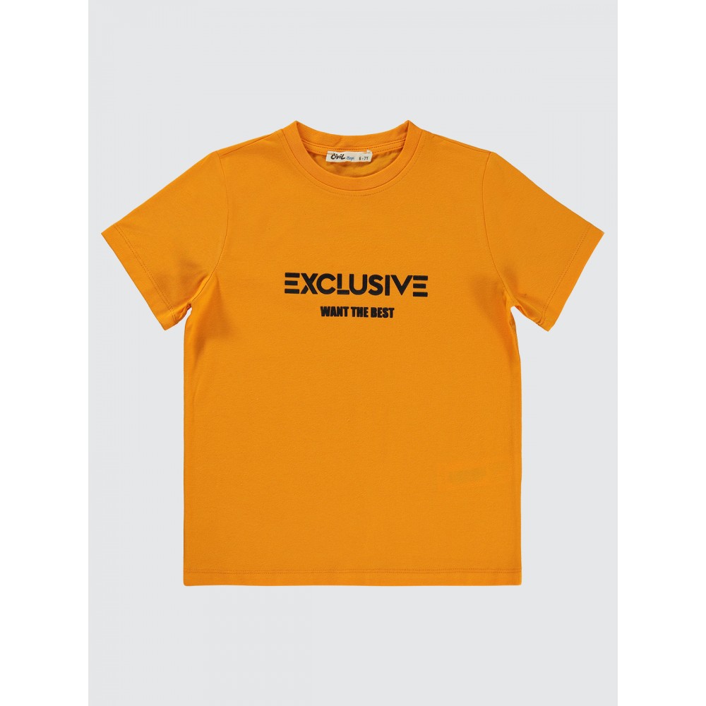 Light Orange Boys-T-Shirt Light Orange Boys-T-Shirt