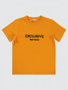 Light Orange Boys-T-Shirt