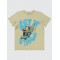 Stone Color Boys-T-Shirt