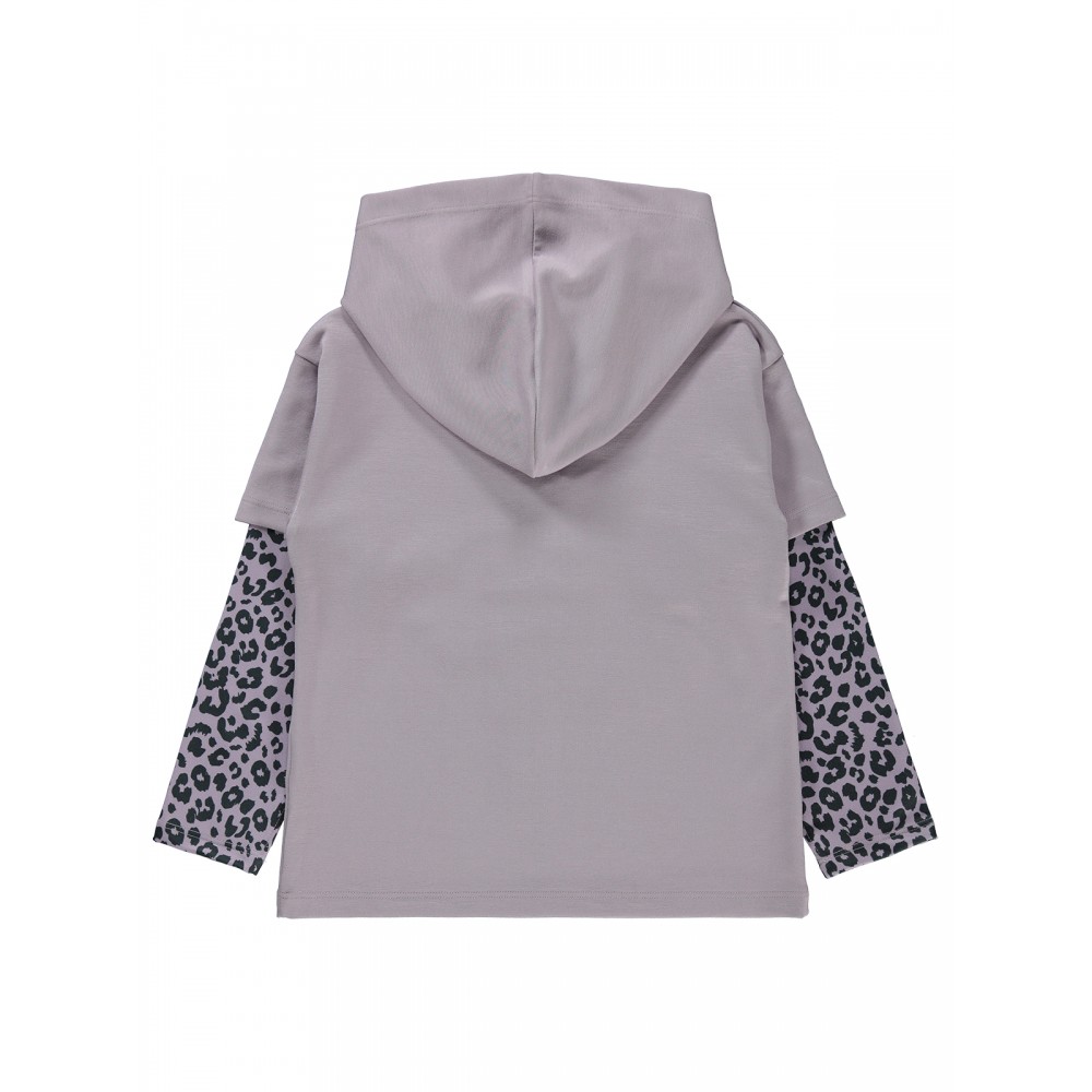 Light Dusty Rose Girls-Sweatshirt Light Dusty Rose Girls-Sweatshirt