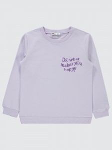Delicate Lavender Girls-Sweatshirt