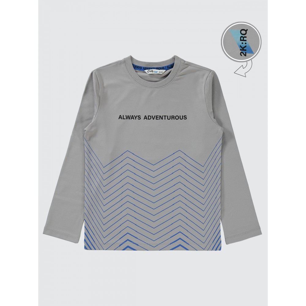 Gray Boys-Sweatshirt Gray Boys-Sweatshirt