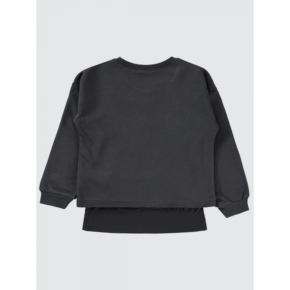 Light Smoke Girls-Sweatshirt Light Smoke Girls-Sweatshirt