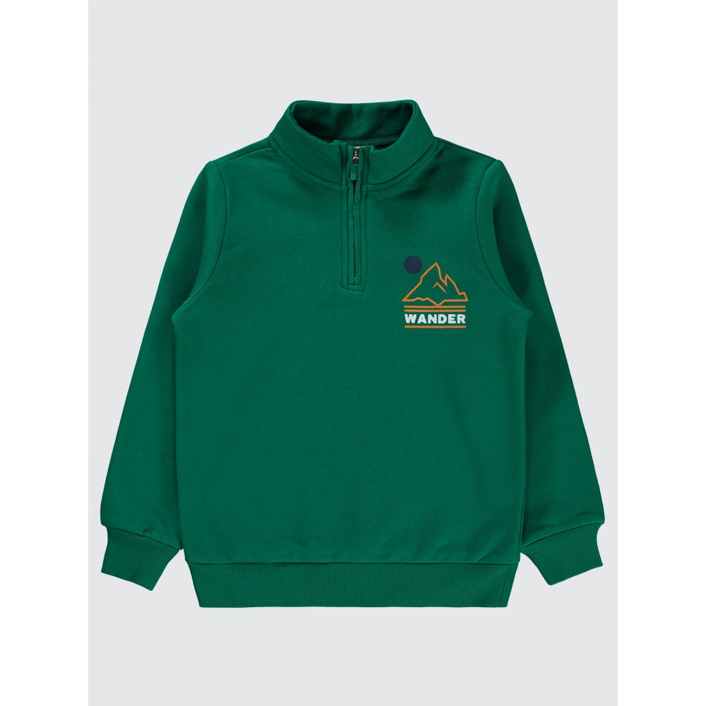 Pine Green Boys-Sweatshirt Pine Green Boys-Sweatshirt