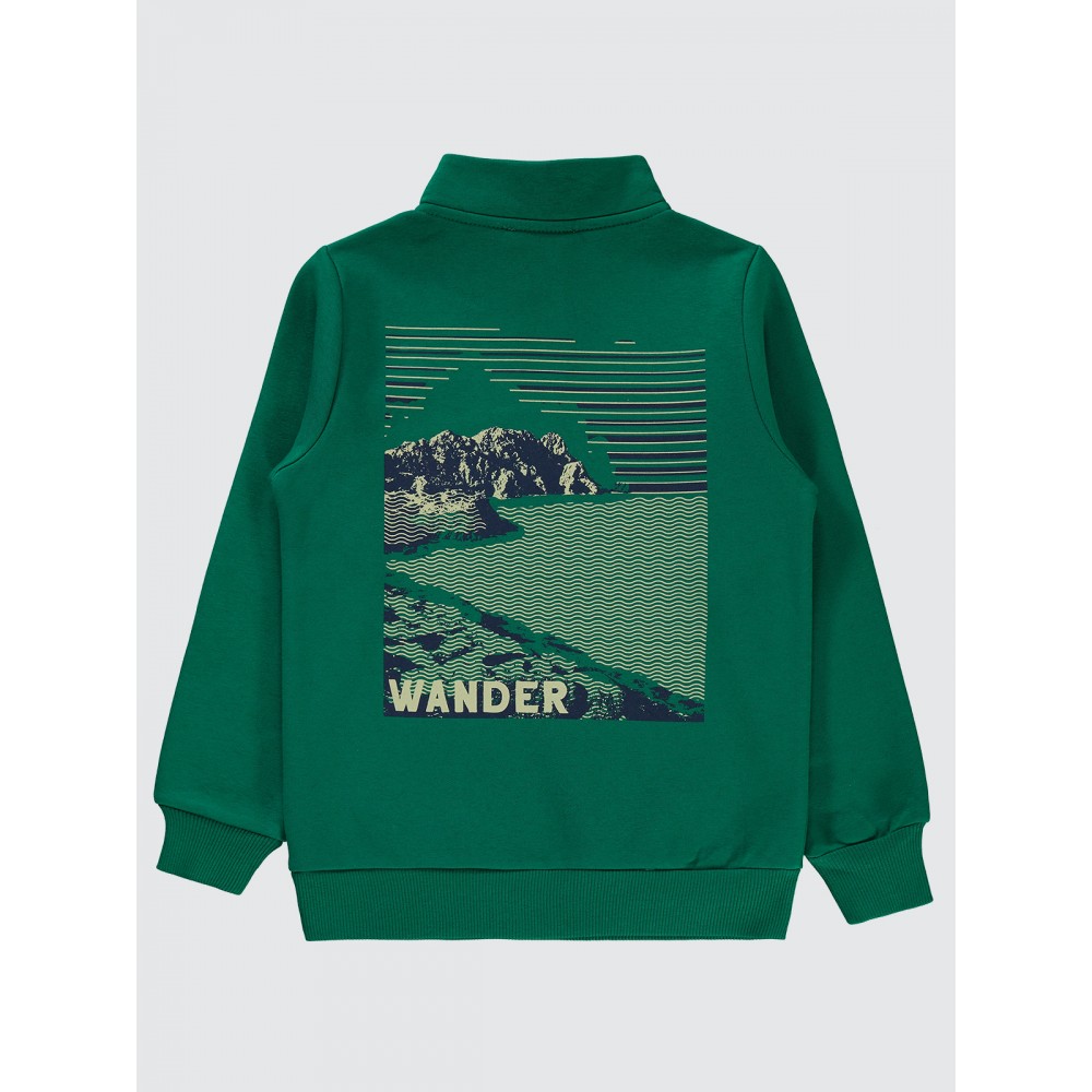 Pine Green Boys-Sweatshirt Pine Green Boys-Sweatshirt