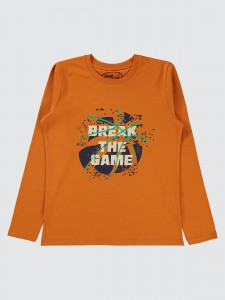 Dark Orange Boys-Sweatshirt