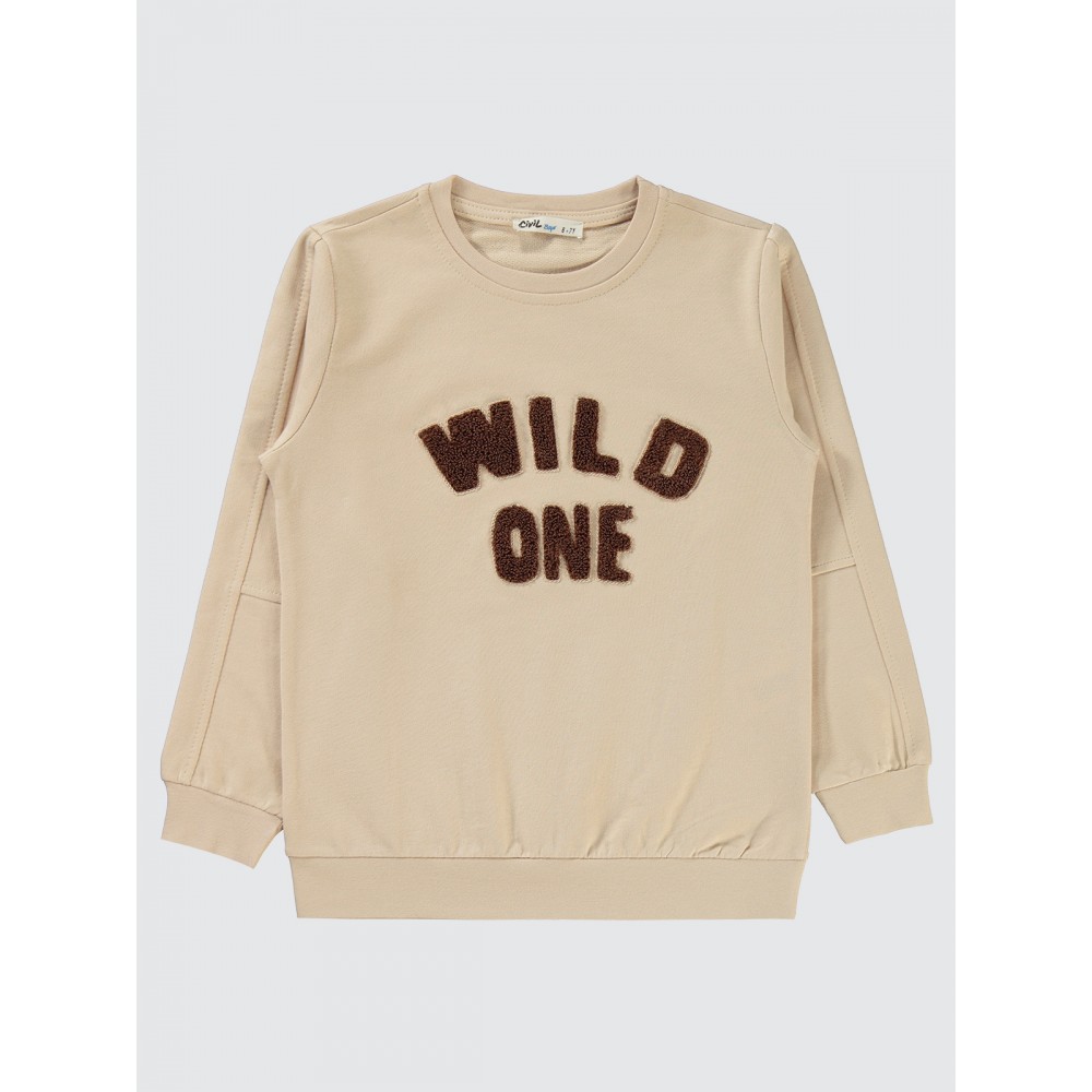 Stone Color Boys-Sweatshirt Stone Color Boys-Sweatshirt