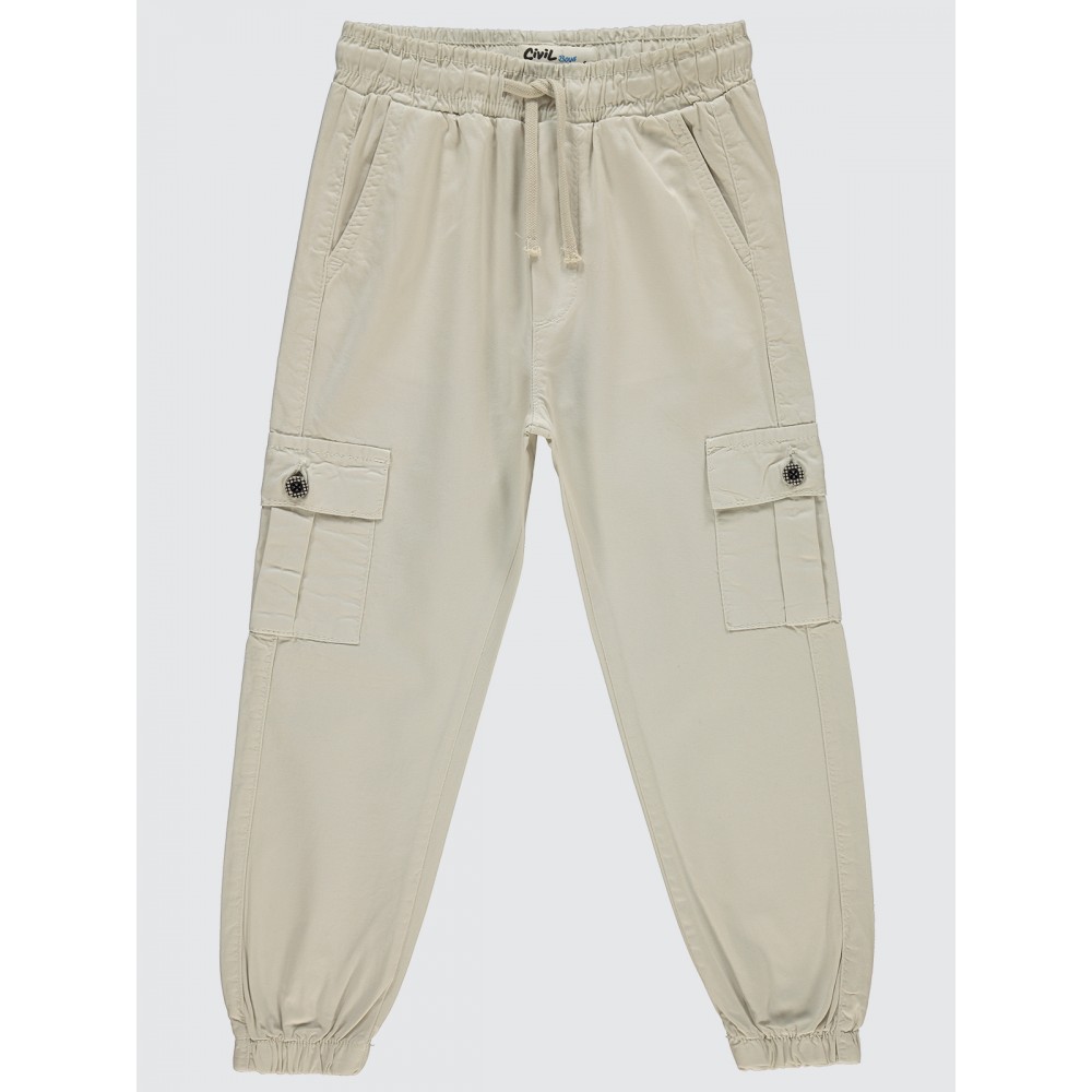 Beige Boys-Trouser Beige Boys-Trouser