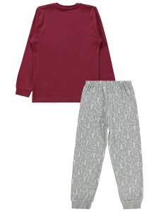 Gray Boys-Pajama Set