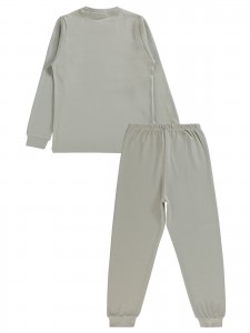 Gray Boys-Pajama Set
