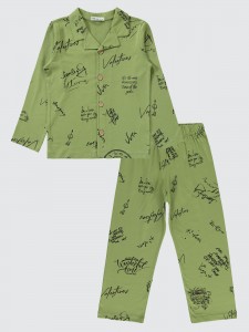 Light Khaki Boys-Pajama Set