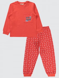 Shiny Red Girls-Pajama Set