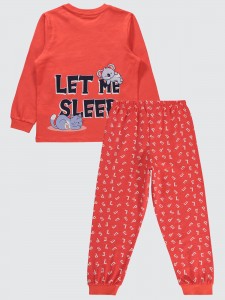 Shiny Red Girls-Pajama Set