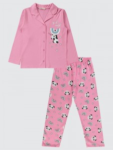 Fondant Pink Girls-Pajama Set