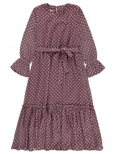 Dusty Rose Girls-Dress and Overall