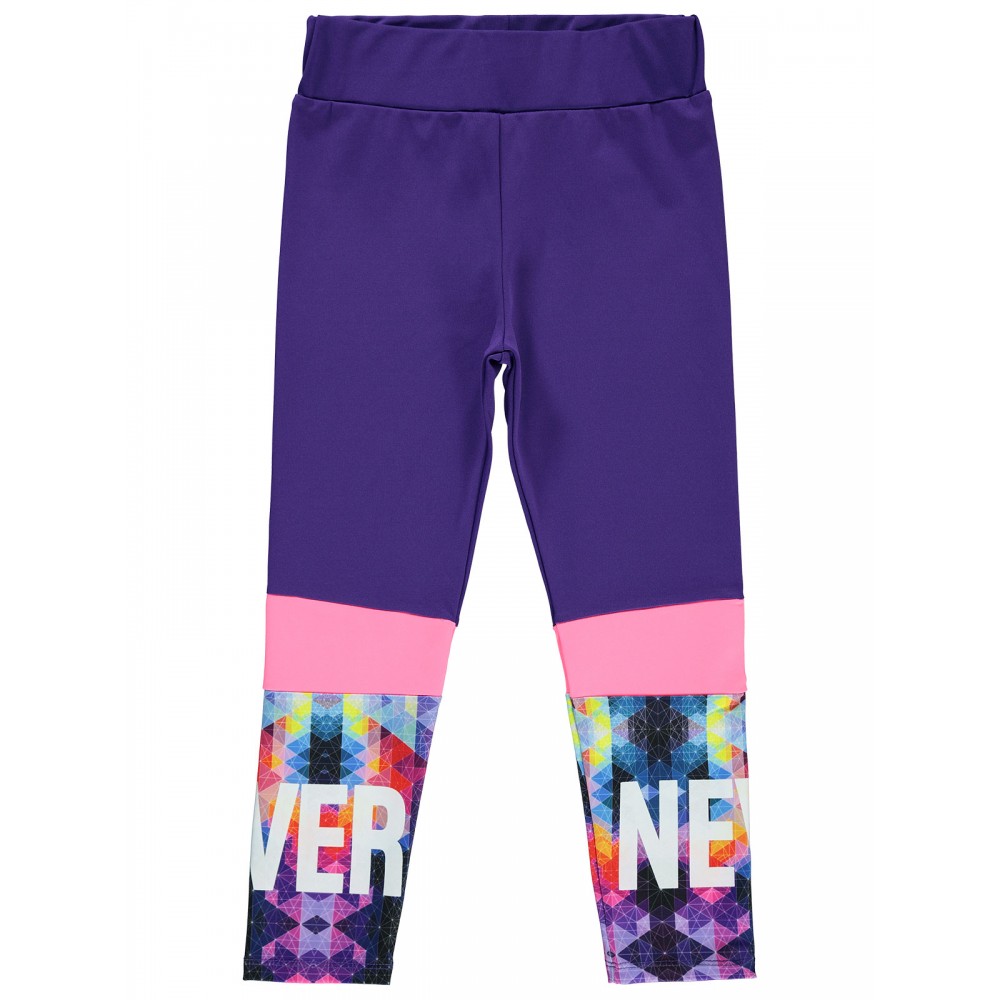 Dark Purple Girls-Leggings Dark Purple Girls-Leggings