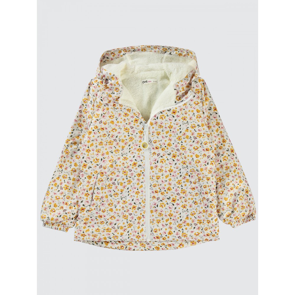 Ecru Girls-Raincoat Ecru Girls-Raincoat