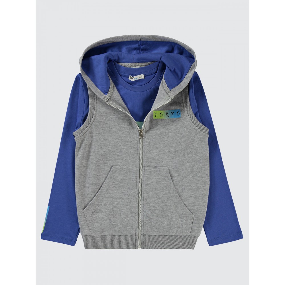 Gray Melange Boys-Sample Product Gray Melange Boys-Sample Product