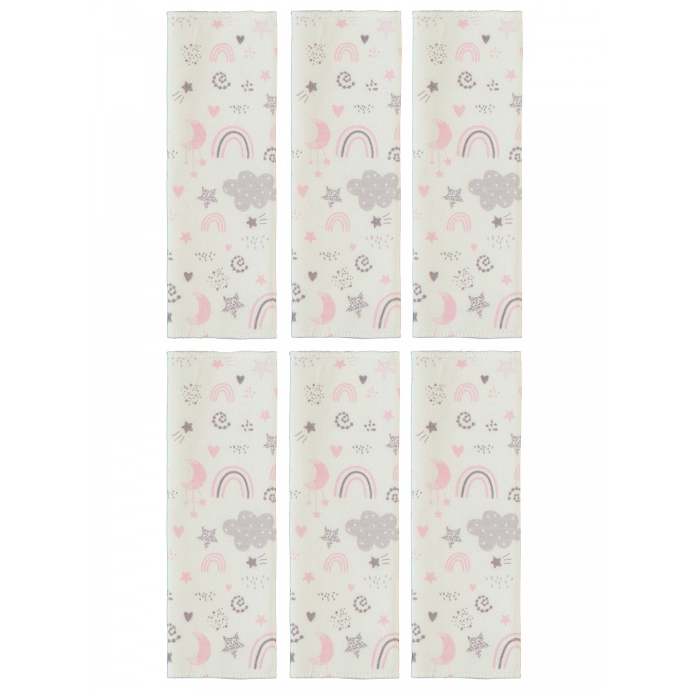 Pink Baby-Mouth Cloth and Napkin Pink Baby-Mouth Cloth and Napkin