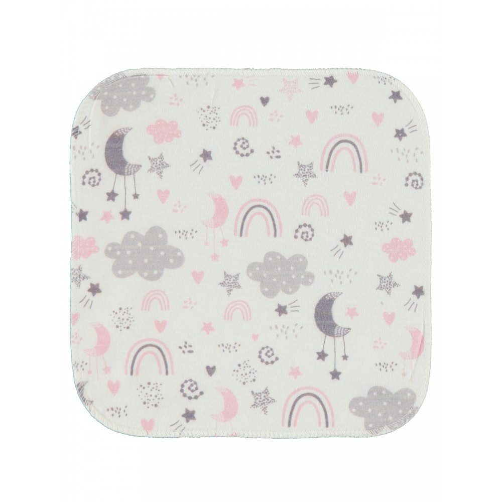 Pink Baby-Mouth Cloth and Napkin Pink Baby-Mouth Cloth and Napkin