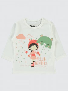 Ecru Baby-Sweatshirt