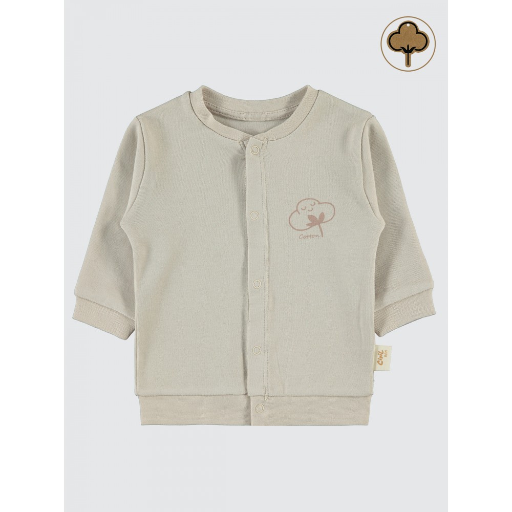 Light Beige Baby-Cardigan Light Beige Baby-Cardigan