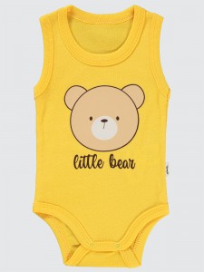 Mustard Baby-Snapsuit