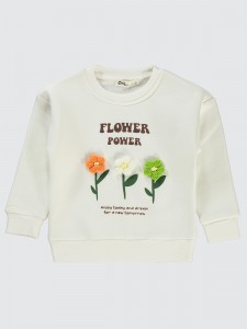 Ecru Girls-Sweatshirt