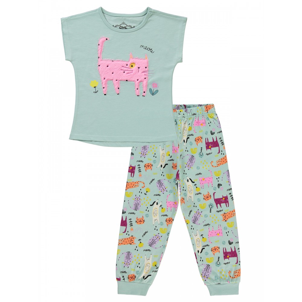 Fresh Mint Girls-Pajama Set Fresh Mint Girls-Pajama Set