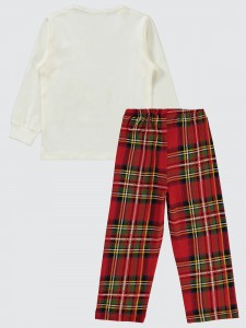 Ecru Girls-Pajama Set
